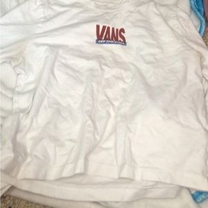 Long sleeve cropped vans